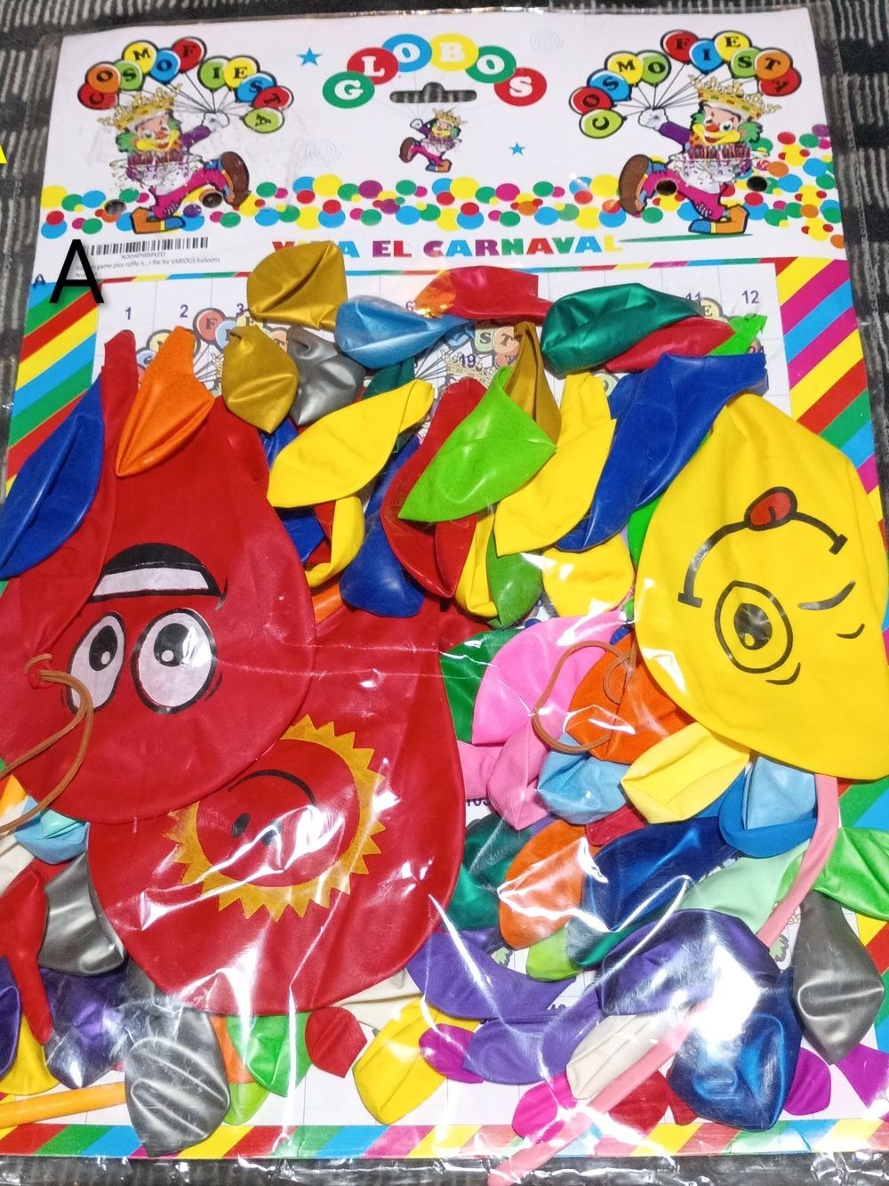 Globos Colorful Fun Carnival Party Balloons Game - Multicolor